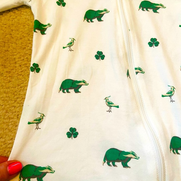 Kyte Baby Bamboo Romper Pajamas - Irish - Picture 4 of 11